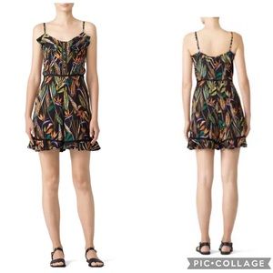 Deby Debo Floral Printed Rodriguez Romper, Size Small